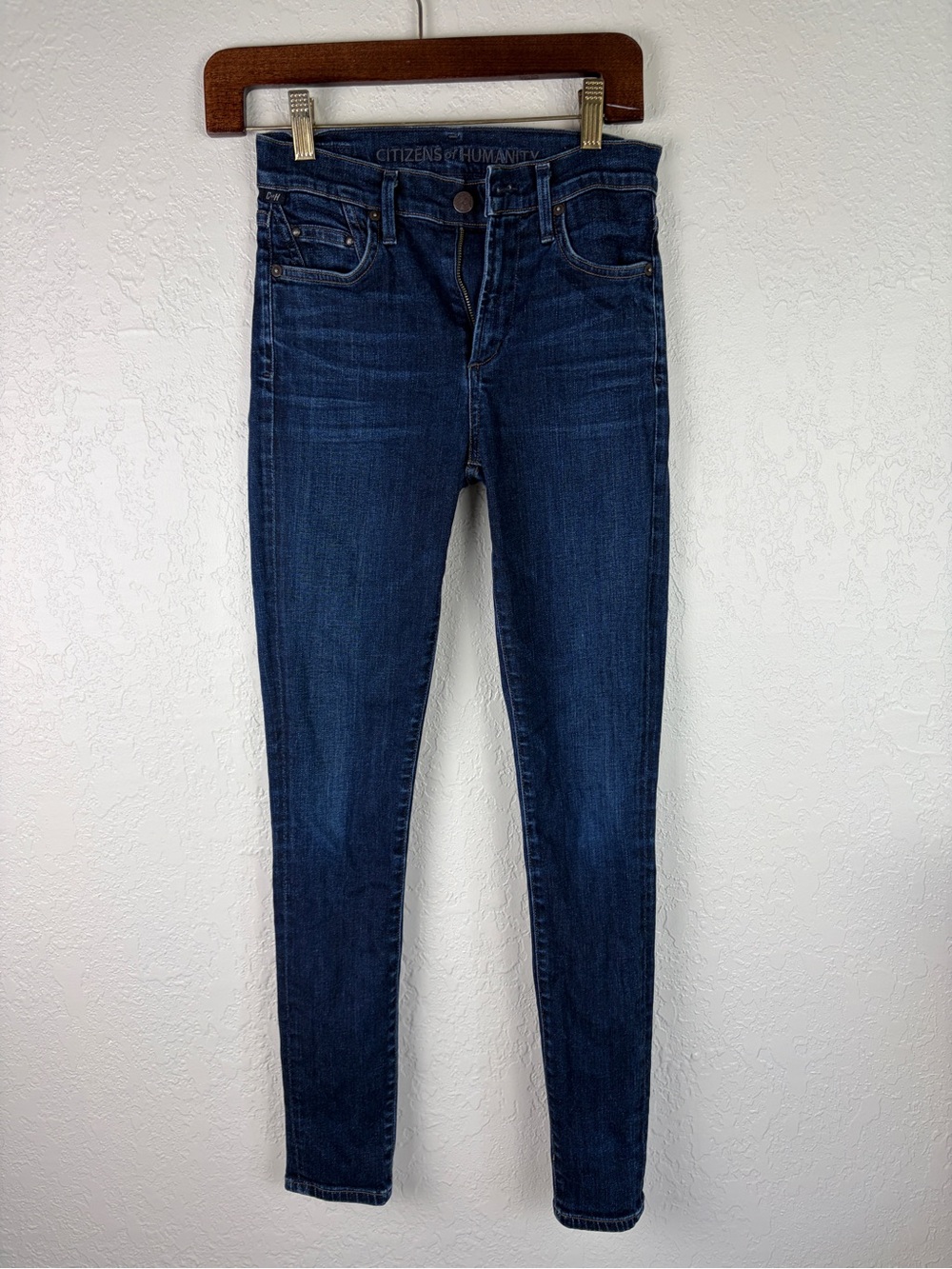 Citizens of Humanity Dark Blue Women's Rocket High Rise Skinny Jeans